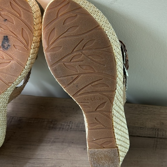 NURTURE WEDGE SANDALS SLIDES WOMENS SHOES SIZE 7.5 MYRTLE G8 - Picture 9 of 9